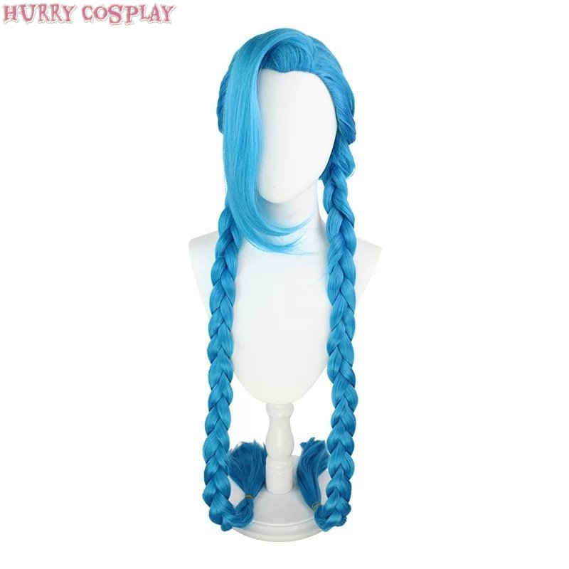 Game Cosplay,League of Legends,Wigs,League of Legends Battle of Two Cities Rampage Loli Jinx Cosplay Costume - Wig